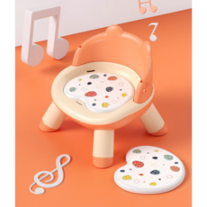 안전한 등받이 어린이 식탁의자, 파란색