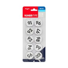 마그피아 숫자 자석홀더 mmN-100 91-100 35mm, 본상품선택