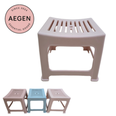 Aegen 다용도 목욕의자 임산부 어르신 화장실 겸용 안전 의자, 크림베이지 (Cream Beige), 1개