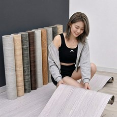 서플라이랩 셀프 접착식 우드 롤 장판 시트지 리폼 다용도, 3딥우드