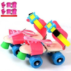 탈부착 롤러스케이트 바퀴 신발 인라인 롤러슈즈 휠, 1개, 바이브런트 핑크 22 32 장비 6종 3 6세