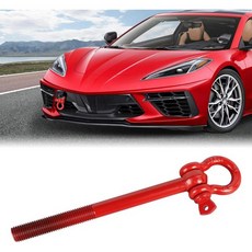 앞뒤 범퍼 중간 엔진 트레일러 후크 견인 호환 20142025 쉐보레 콜벳 C7 C8 GS Z06 ZR1 레이싱 트레일러링 비상 수신기 교체 15234068, 앞뒤 범퍼 중간 엔진 트레일러 후크 견인 호환 2014