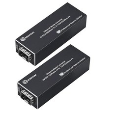 아트루닥 미니 기가비트 파이버 미디어 컨버터 플러그 앤 플레이 투 이더넷 10 /100 /1000BASE-TX RJ45 ~ 100 /1000BASE-SX SFP 슬롯 컴팩트 지원, x2, 2 Sfp to Rj45+20KM LC Dual Por