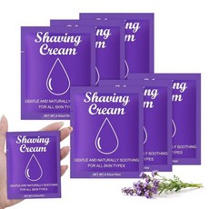 Fafortune 여성용 면도 크림 벌크 트래블 15g(0.5온스) 여성용 면도 젤 건성 피부 관리 여성용 면도 젤 여행 손님용 (버베나 30팩)