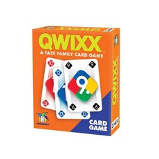 快可思 紙牌版 Qwixx The Card Game，策略性紙牌遊戲，家庭聚會首選，輕巧便攜，隨時隨地享受遊戲樂趣, 1個, 快可思紙牌版