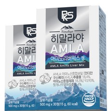 피케이에스 히말라야 AMLA 아미노리버믹스 30p, 2개, 30정