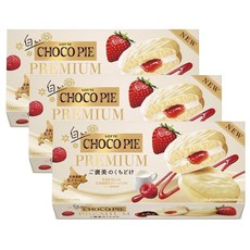 일본롯데 하얀 초코파이 프리미엄 은혜로운 밀크, 3개