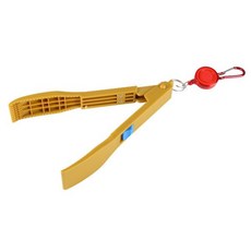 다기능 낚시 물고기 클립 핸드 컨트롤러 태클 도구 낚시 바디 그립 클램프 그리퍼 그래버 잠금 스위치 포, 04 Yellow buckle