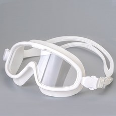 잘보이는 클리어뷰 투명 고글 물안경 김서림방지 수경, 투명고글수경_화이트, 투명고글수경_화이트