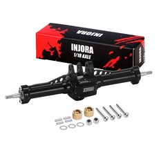 INJORA + 4mm 알루미늄 액슬 레이 다운 서보 마운트 및 링크 포함 1/18 TRX4M 용, 1개