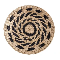 국립 스타일 밀짚 접시 소파 침대 머리 배경 빈티지 벽 매달려 장식 모로코, [02] Medium diameter 25cm, 02 A2