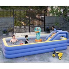 워터슬라이드 물미끄럼틀 물놀이풀장 사각 수영장 대형, A. O36 일반 슬라이드 풋 펌프, A. 1m