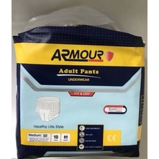 ARMOUR 褲型成人紙尿褲 活力褲, 1個, 安德瑪褲型成人紙尿褲M(10)片