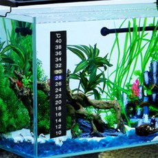 무유무유디자인 스티커형 어항 온도계 어항장식