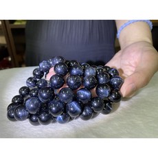 御古齋 精選一級天然閃電藍虎眼手珠 光澤透亮 提升正能量 增加自信 財運旺盛