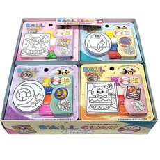 볼클레이 양면 윈도우아트 20개세트, 혼합색상, 1박스