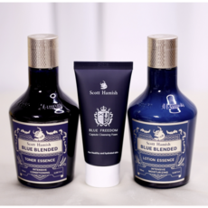 스콧해미쉬 블루 블렌디드 토너 에센스+로션 에센스+블루 프리덤 캡슐 클렌징폼, 1세트