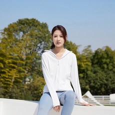 潮流購防曬外套女輕薄夏日外套抗uv防紫外線運動外套夏季超薄防曬服連帽防曬衣涼感薄男生夏季新款戶外運動休閑釣魚衣時尚百搭登山服WF03AB情侶防曬衣時尚防曬服, 白色-女款