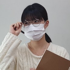 둥근안경테 철테안경 블루라이트차단 블랙