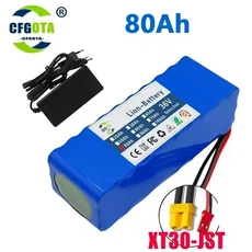 2025년 신제품 36V 100Ah 18650 배터리 팩 10S3P 100000mAh 내장형 15A BMS 250W-500W 배터리+42V 2a 충전, 06 라벤더