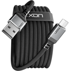 티엑스온 USB A to 마이크로 5핀 고속 충전 케이블, 1개, 블랙 + 그레이, 0.7m