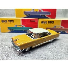 GFCC 1:43 1956 링컨 프리미어 쿠페 합금 컬렉션 모델 장난감 자동차, 02 YELLOW, 1개, 02 YELLOW