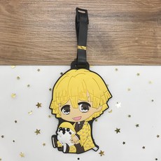 귀칼 반지 코스프레 악세사리 귀멸의칼날 있는 귀멸의 칼날 수하물 태그 만화 캐릭터 디자인 평평한 입 사용하기 PVC 소재