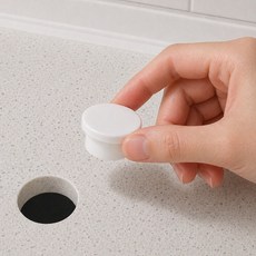 싸이소 실리콘 구멍 마개 가스배관 인덕션 싱크대 호스 가스렌지 다용도 흰색, 1개