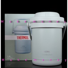 Thermos 膳魔師 不銹鋼真空燜燒提鍋 1.8L, TCRA-1800-GR, 1個