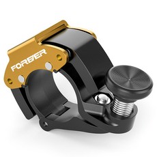 自行車鈴鐺 撥彈式鈴鐺 腳踏車鈴鐺 單車銅鈴 單車小打鈴 自行車打鈴 單車鈴鐺 車鈴鐺, 隱藏式鈴鐺【金色】, 1個