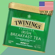 트윈잉스 클래식 아이리시 브렉퍼스트 루스 티 3.53온스 100g Twinings Classics Irish Breakfast Loose Tea 3.53oz, 1