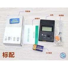 TM-902C 數位溫度計 附滾筒表面探頭, 標配儀表（含1米測溫線）, 1個