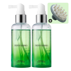 더마시모 리덴실 스칼프 세럼 + 두피 마사지 브러시, 2개, 100ml