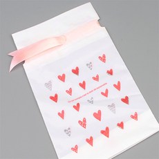 올리버샵 하트 구디백 포장 봉투 어린이집답례품포장