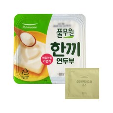 풀무원 한끼 연두부 오리엔탈 유자, 3개, 118g