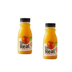풀무원 아임리얼 순수착즙 오렌지주스, 190ml, 2개