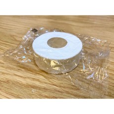 運動白貼 固定繃帶 無彈性白貼 護指膠帶 運動繃帶 運動防護 肌肉貼 皮膚膜 布貼 排球白貼 排球固定 繃帶QJ2550, 1個, 2.5CM*10米