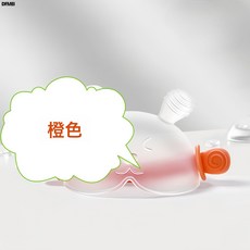 DFMEI 寶寶牙膠嬰幼兒磨牙棒出牙期安撫神器硅膠咬膠可水煮寶寶磨牙玩具, 1個, 如圖, 【橙色】牙膠