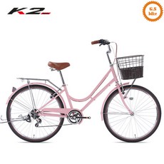 2025 케이투바이크 클래식 여성용자전거 쉘리클래식 24인치 7단 조립구매시 사은품증정, 1개, 170cm, 쉘리클래식 24인치 핑크 / 미조립