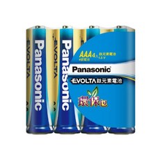 Panasonic 國際牌 Evolta 鈦元素鹼性電池(4入裝) 4號, 1組, 4號1組, N/A