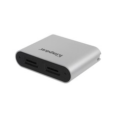 Kingston Workflow Station microSD 讀卡機 USB 3.2, 銀色, 1個, WFS-SDC