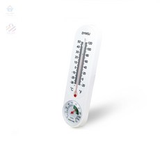 초아디자인 온습도계 실내온도계, 걸이용 타원형, 1