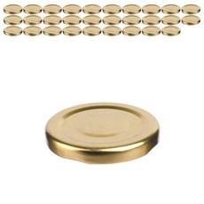 가인글로벌 러그철캡 유리병 마개 뚜껑 캡, 30개, 러그캡 58파이 골드