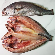 할복민어 3~4미 1kg 내외, 1개