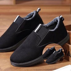 밴딩 남성구두 퍼 방한화 남성단화