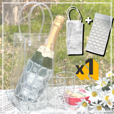 헤임프 쿨링 시원한 피크닉 와인 칠링백 아이스 쿨러, 1개, 1L