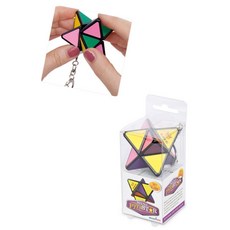 직장인 전철 스트레스해소 별큐브 키링 아이큐 퍼즐큐브 유치원, 1개