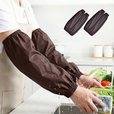 피플피 작업용 방수 팔토시 4p, 브라운