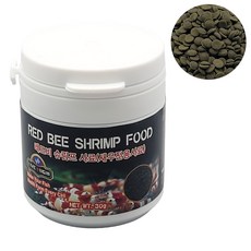 [수족관몰] 레드비 쉬림프사료 30g 프리미엄 CRS 새우 전용 사료 먹이 밥 쉬림프 비쉬림프 빠른배송, 1개