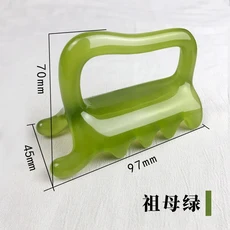 대형 근막 마사지 도구 셀룰라이트 릴리스 목 뒤로 수지 트리거 포인트 위한, 07 Green